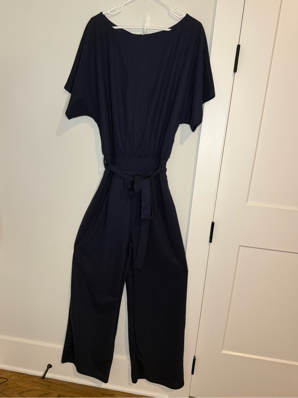 Happy Sailed (XL) Wide-Leg Jumpsuit with Tie Waist